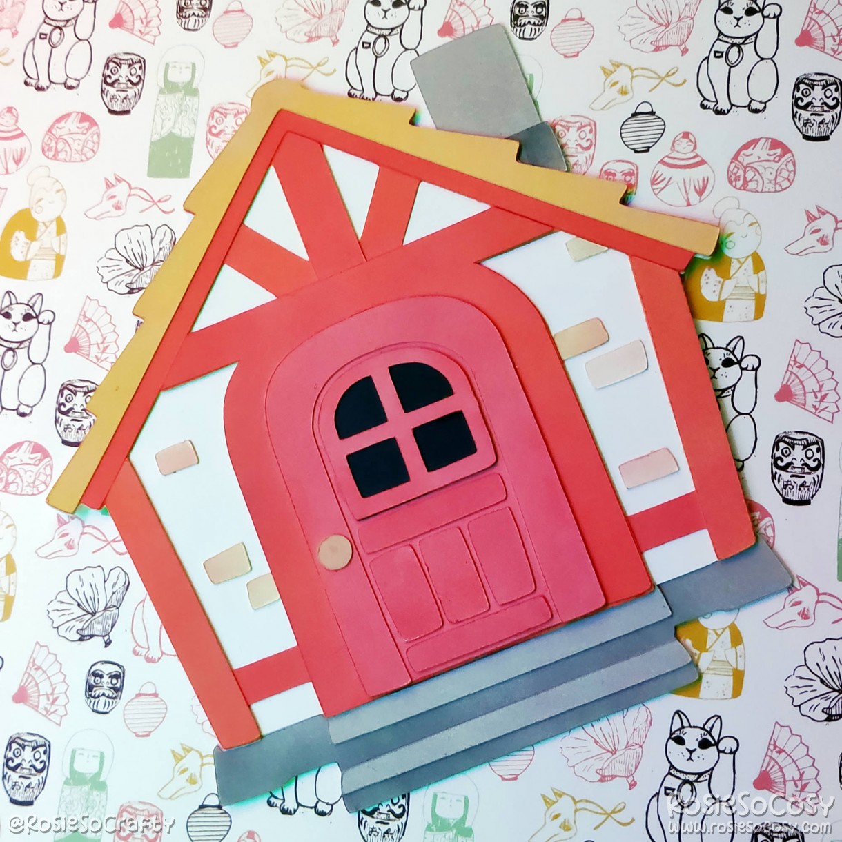 Animal Crossing: New Horizons house paper craft