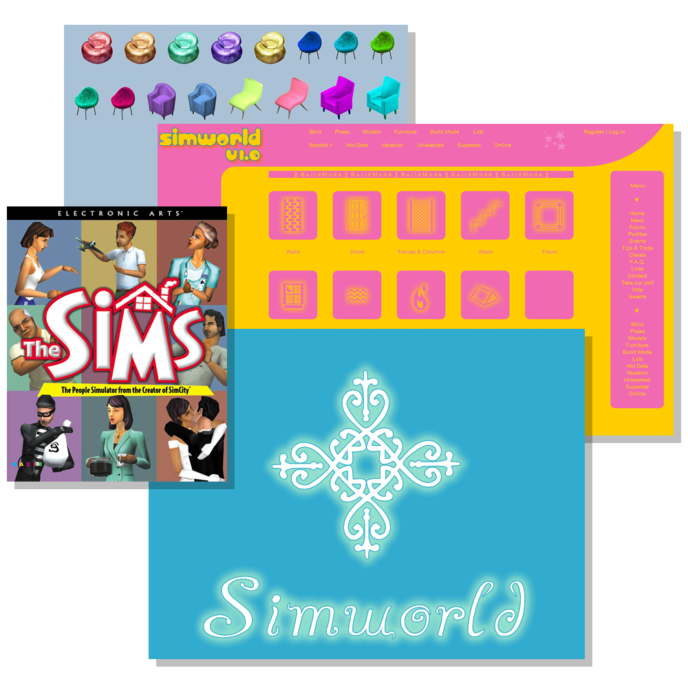 Some of my old Sims sites from back in the day