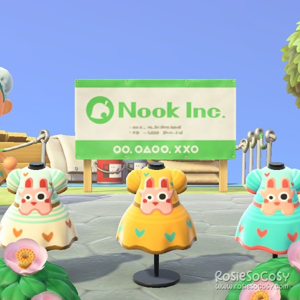 Freezer Bunny dresses in Animal Crossing New Horizons