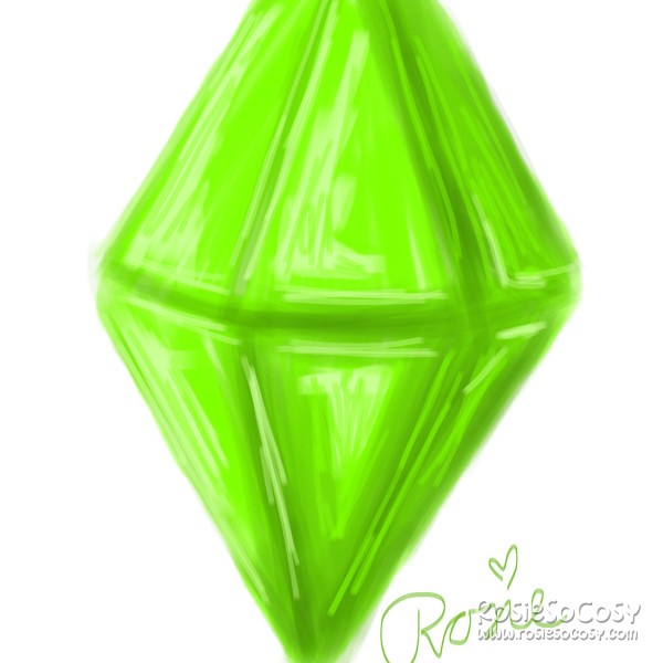 A big green plumbob from The Sims.