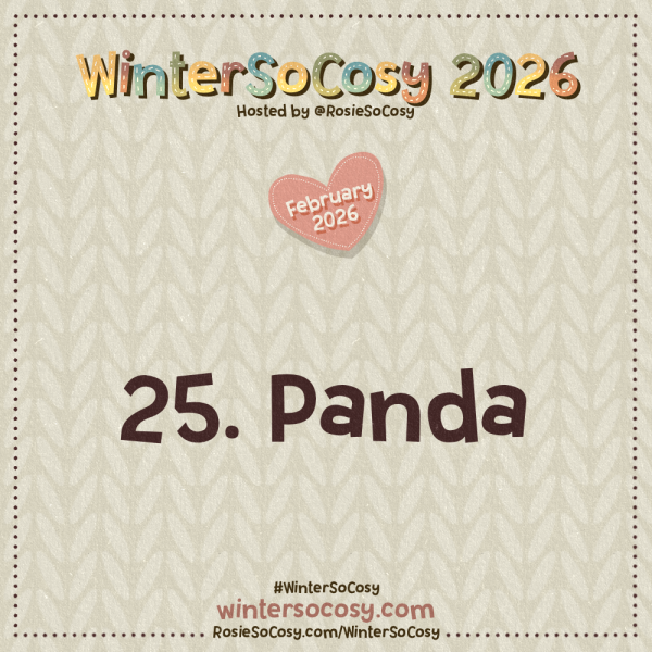 WinterSoCosy 2026 February Day 25: Panda
