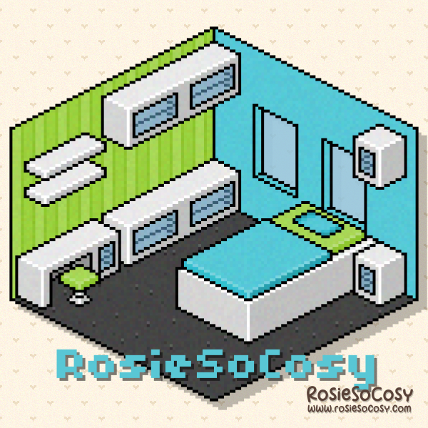 (Glossy Pixel) Isometric Bedroom