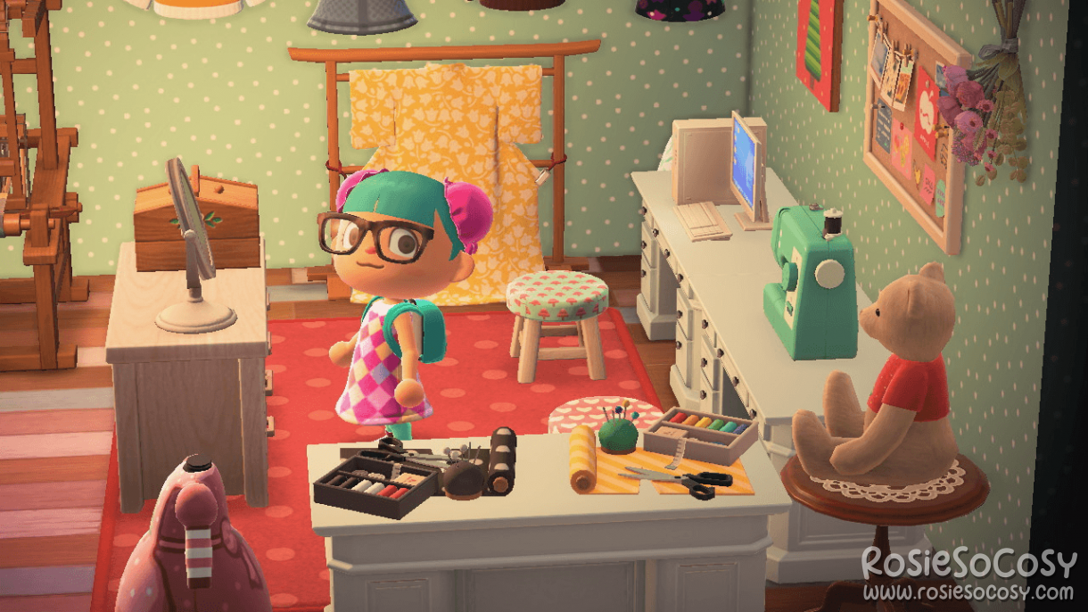 Rosie's Craft Room in Animal Crossing