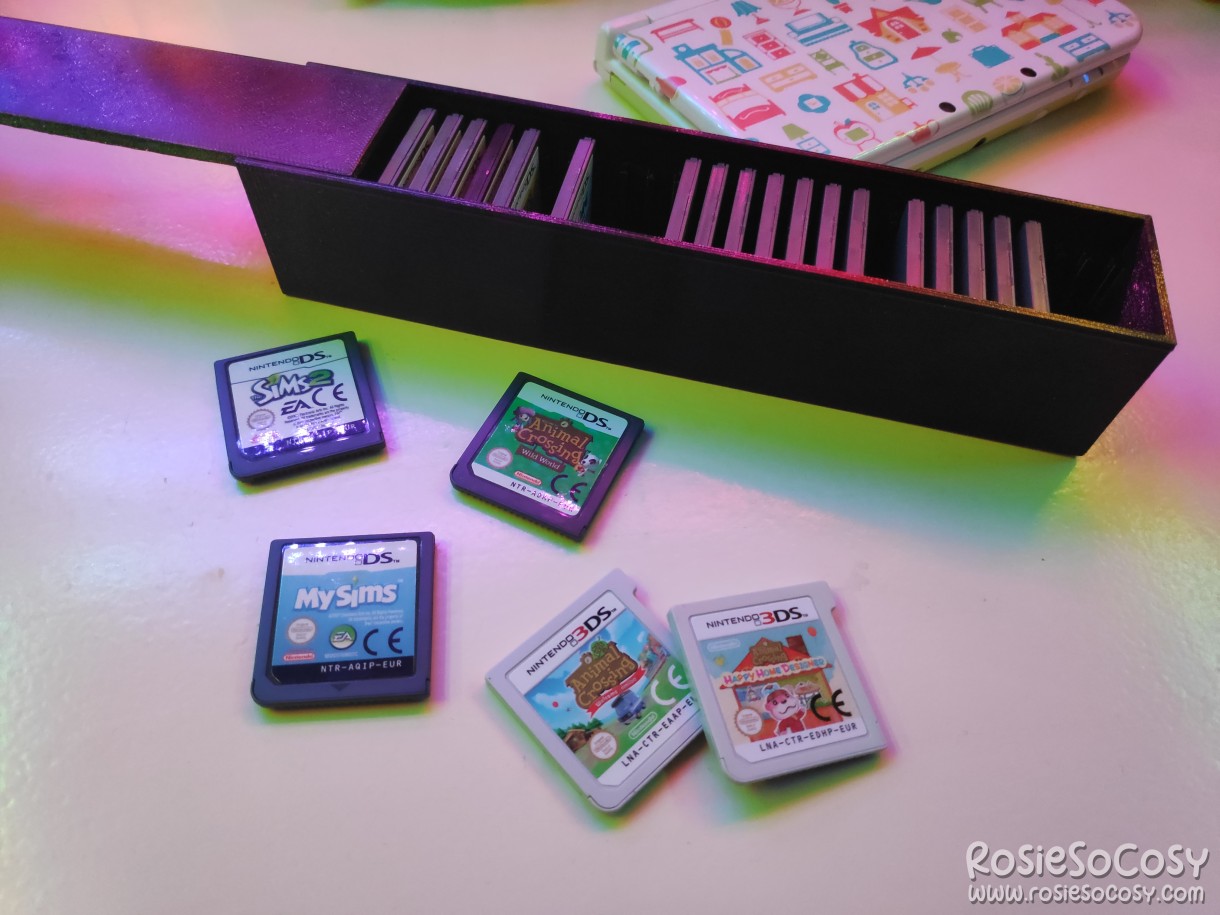 3D Printed Nintendo DS/3DS Cartridge Storage