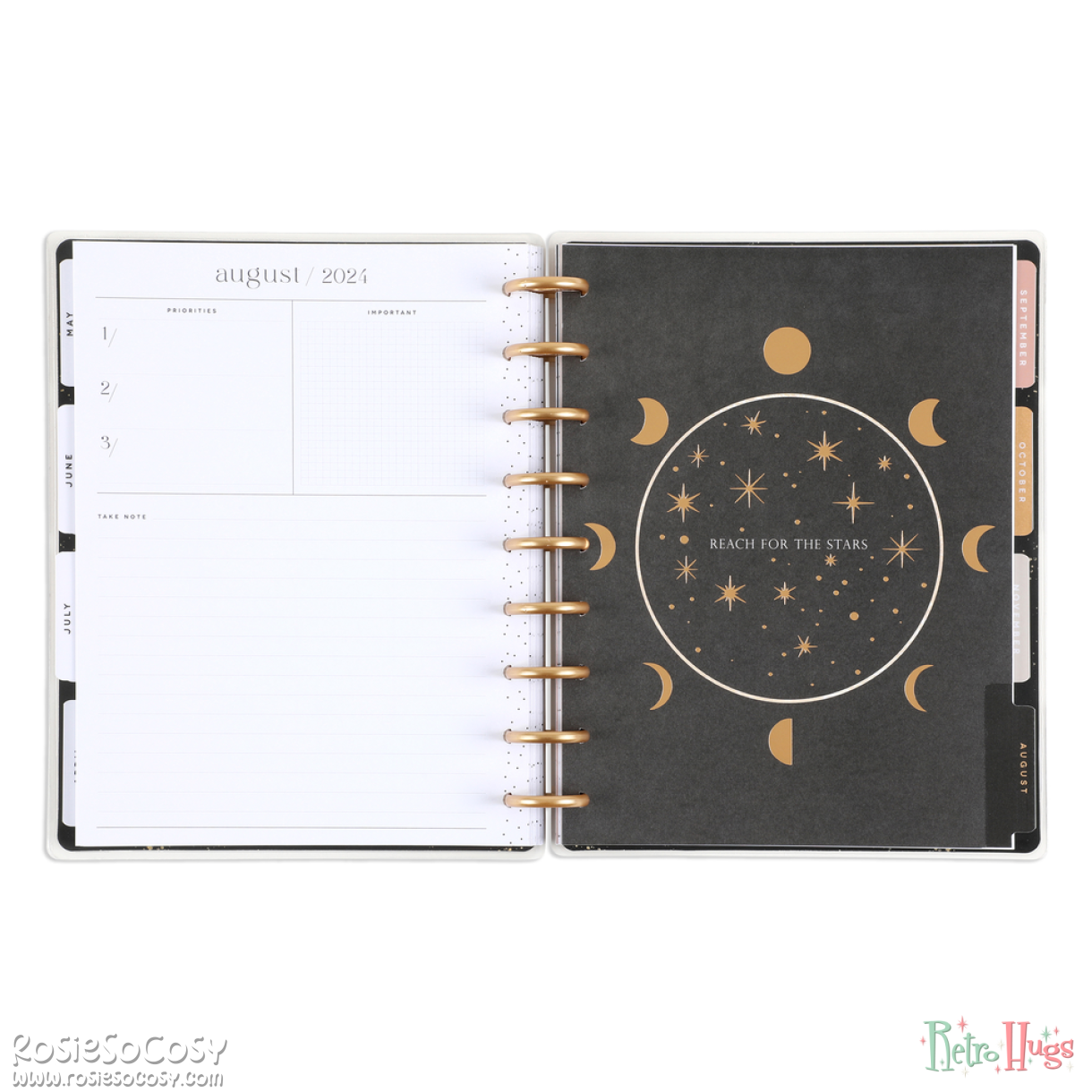 2024 Star Lover Happy Planner Classic Vertical Layout - 12 Months