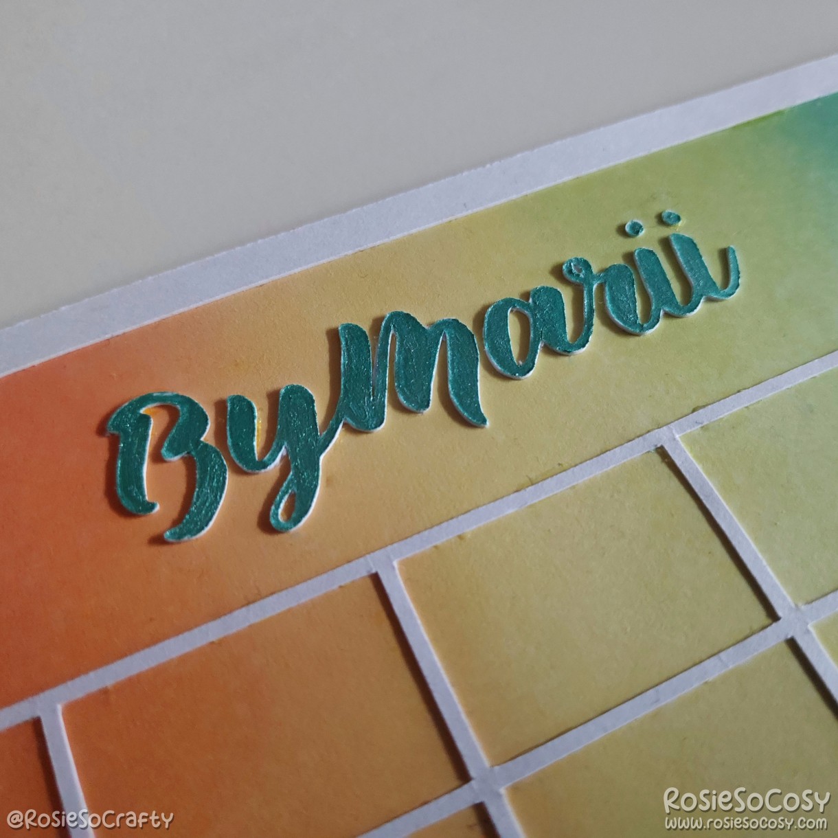 Birthday Card or Marii