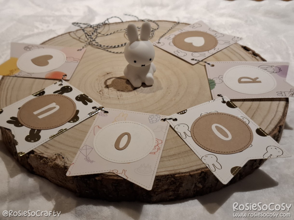 Nijntje (Miffy) Paper Garland for baby Noor